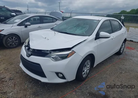 2015 Toyota Corolla L z USA, uszkodzony, nr VIN 2T1BURHE1FC361656